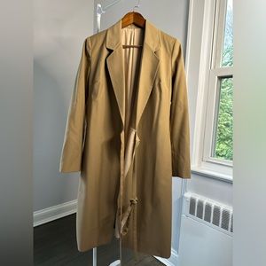 Brown trench coat size small